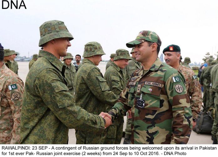 the first ever joint Pak-Russian exercise