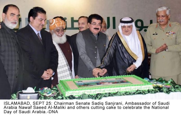 National Day of Saudi Arabia: Sanjrani commends Saudi Arabia's progressive vision