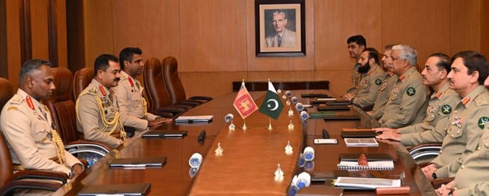 GHQ Meeting: COAS, Sri Lankan Army Commander discuss defense ties