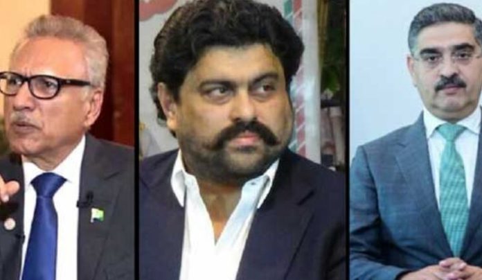 Tessori discusses political landscape with President Alvi, PM Kakar