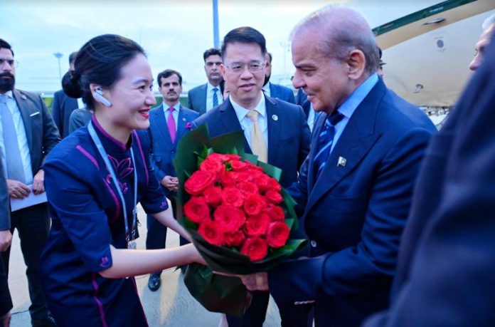 Prime Minister Shehbaz Sharif arrives in Shenzhen for official visit