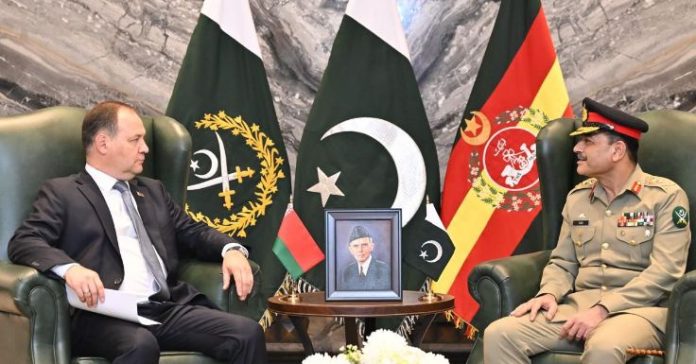 Belarusian PM Roman Golovchenko meets COAS General Asim Munir