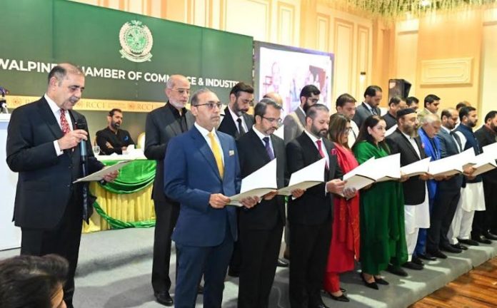 Usman Shaukat sworn in as RCCI President