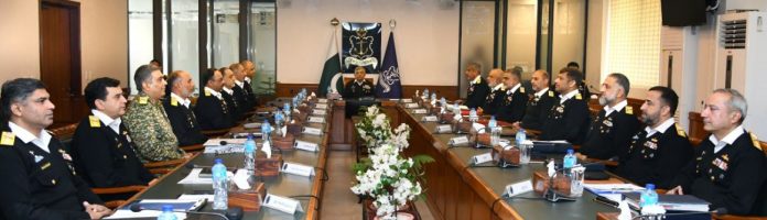 Naval chief presides over command, staff conference at naval headquarters