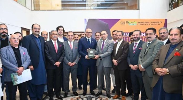 Ambassador Farooq briefs RCCI on Saudi-Pakistan trade potential