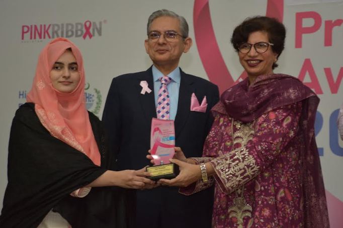 DNA 27-6 HEC, Pink Ribbon honor universities for cancer awareness efforts