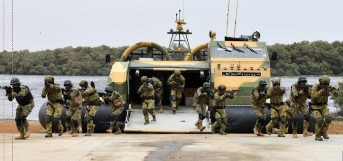 Pakistan Navy, Turkish Navy conduct bilateral amphibious exercise in Karachi