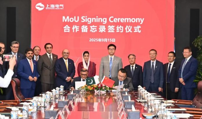 Pakistan, Shanghai Electric sign Thar coal gasification plant MoU