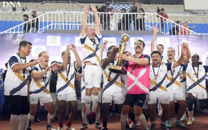 Diplomatic Stars triumph over Pakistan celebrities in football fest