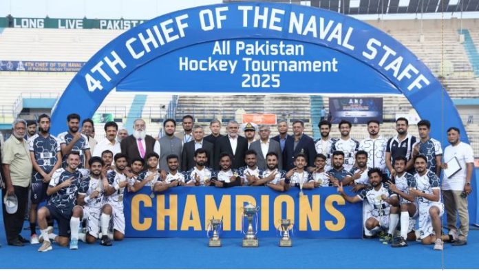 DNA 4-6 Pakistan Navy lifts CNS Hockey Trophy 2025