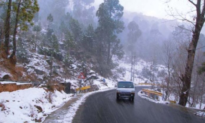 Winter alert issued for Murree, Kotli Sattian amid storm forecast