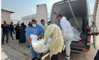 6 Gaza hospital says received 15 Palestinian bodies under ceasefire exchange deal