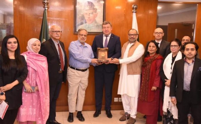 EU Ambassador to Pakistan Raimundas Karoblis Visits FPCCI
