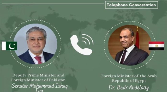 Pakistan, Egypt reaffirm commitment to regional peace