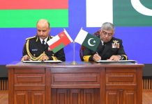 Pakistan, Oman navies sign information sharing deal to boost security Pakistan, Oman navies sign information sharing deal to boost security