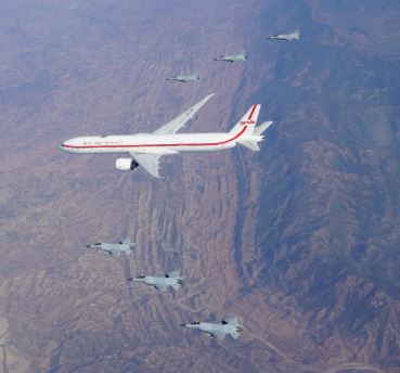 DNA 8-23 Six JF-17 Thunder Jets escort Indonesian President Prabowo into Pakistan