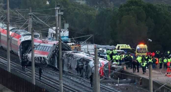 Royals visit deadly train crash site as Spain mourns