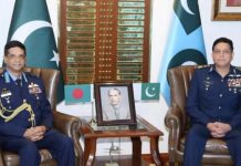 Pakistan, Bangladesh air chiefs discuss potential JF-17 aircraft procurement: ISPR Pakistan, Bangladesh air chiefs discuss potential JF-17 aircraft procurement: ISPR