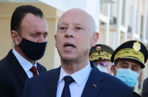 0000 President of Tunisia meets Portugal ambassador