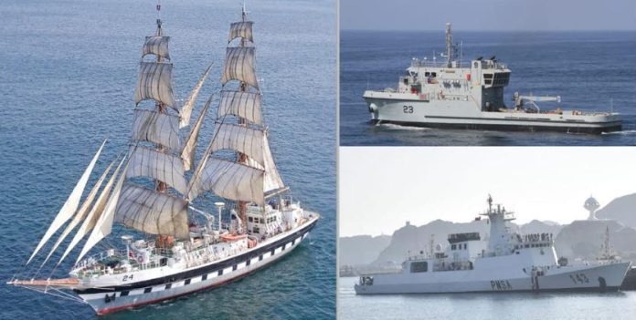 Pakistan Navy flotilla visits Oman during overseas deployment