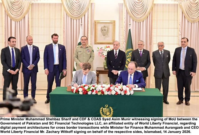 Pakistan signs agreement on dollar-linked stablecoin