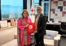 PRCS Chairperson meets global humanitarian leaders in Geneva PRCS Chairperson meets global humanitarian leaders in Geneva