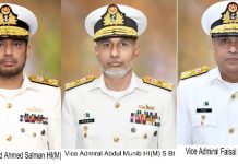 Three Pakistan Navy Rear Admirals promoted to Vice Admiral rank Three Pakistan Navy Rear Admirals promoted to Vice Admiral rank