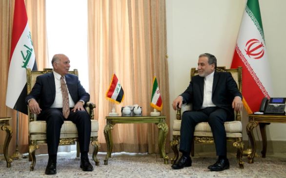 100 Iranian, Iraqi foreign ministers discuss bilateral ties
