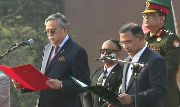 102 Tarique Rahman sworn in as Bangladesh's PM after landslide election victory