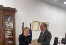 Rana Mashhood Meets Italian Ambassador Armellin