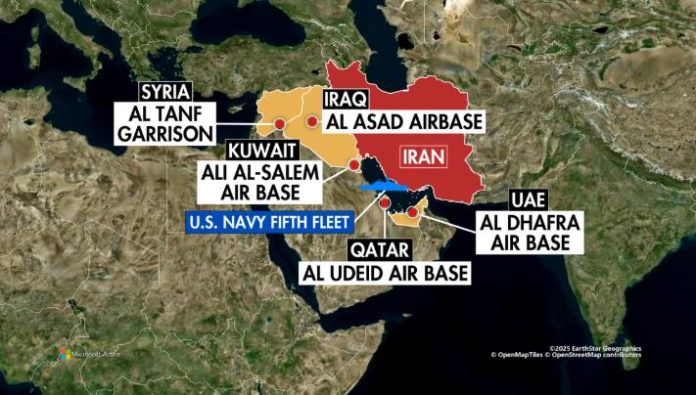 Iran urges civilians to stay away from US bases