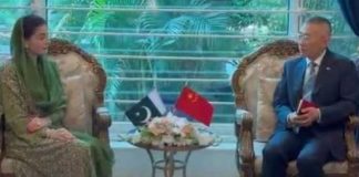 CM Maryam meets newly-appointed Chinese envoy CM Maryam meets newly-appointed Chinese envoy