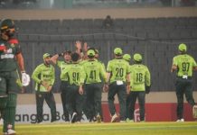 Bangladesh’s target revised after rain interrupts second ODI against Pakistan Bangladesh's target revised after rain interrupts second ODI against Pakistan