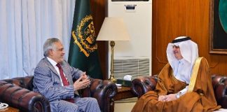 Saudi Envoy Calls on Deputy PM Ishaq Dar Saudi Envoy Calls on Deputy PM Ishaq Dar