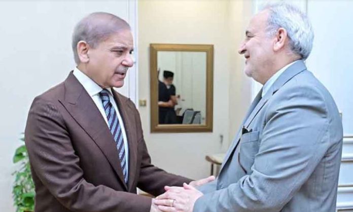 PM Shehbaz, Iranian envoy discuss peace efforts