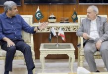 Mohsin Naqvi meets Iranian envoy Mohsin Naqvi meets Iranian envoy