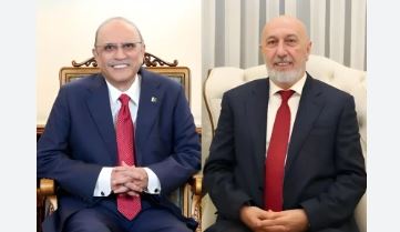 D1 President Zardari congratulates Nizar Amidi on election as President of Iraq