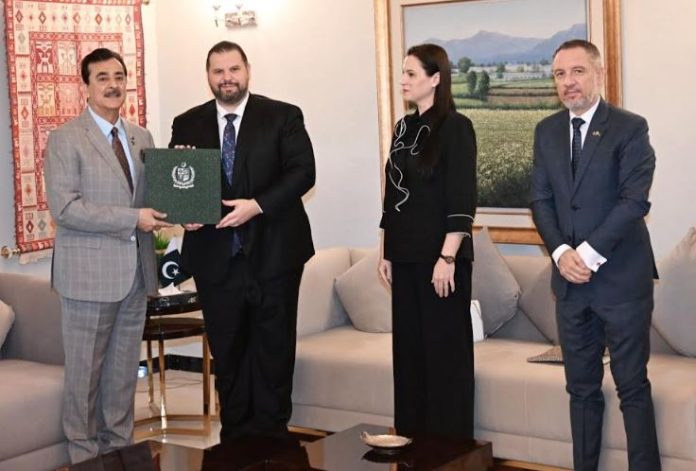 Romanian envoy Presents Choral Arrangement of Pakistan’s National Anthem Senate Chairman