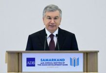 Address by the President of the Republic Uzbekistan Shavkat Mirziyoyev at the 59th Annual Meeting of the Board of Governors of the Asian Development Bank Address by the President of the Republic Uzbekistan Shavkat Mirziyoyev at the 59th Annual Meeting of the Board of Governors of the Asian Development Bank