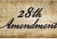 28th constitutional amendment on the cards? 28th constitutional amendment on the cards?