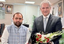 Pakistan to send cultural troupe to Jordan for 40th Jerash Festival: Khichi ISLAMABAD, May 19 (DNA): Federal Minister for National Heritage and Culture, Aurangzeb Khan Khichi on Tuesday reaffirmed Pakistan’s commitment to strengthening cultural diplomacy and international cultural engagement. The minister expressed these views during a meeting with Ambassador of the Hashemite Kingdom of Jordan to Pakistan Dr. Maen Khreasat, who called on him at his office in Islamabad to discuss matters of mutual interest, particularly cultural cooperation between Pakistan and Jordan. During the meeting, the ambassador formally extended an invitation on behalf of Jordan’s Ministry of Culture to the minister for participation in the 40th Jerash Festival for Culture and Arts, scheduled to be held from July 22 to August 02 in the ancient city of Jerash. Accepting the invitation, the minister said that under existing Memorandums of Understanding (MoUs) between Pakistan and Jordan, Pakistan would send a cultural troupe to Jordan, while a Jordanian cultural troupe would also be invited to visit Pakistan to further enhance people-to-people exchanges between the two countries. The ambassador appreciated Pakistan’s rich cultural heritage and lauded traditional performing arts, including Khattak and Balochi dances. He also expressed admiration for Qawwali, sharing that he had personally experienced the art form in Multan. In response, the minister assured that a Qawwali performance would be included in Pakistan’s cultural troupe for the festival. Secretary, Ministry of National Heritage and Culture Division, Asad Rehman Gillani, was also present during the meeting. He briefed the ambassador on the newly established Gandhara Heritage Gallery and the ongoing exhibition highlighting Pakistan’s ancient Buddhist civilization. The ambassador expressed keen interest and assured his visit to the exhibition. The minister also informed the ambassador about the newly inaugurated Gandhara Centre at Quaid-i-Azam University, dedicated to the research and preservation of Gandhara heritage. The meeting concluded with a mutual reaffirmation of commitment to strengthening cultural diplomacy, fostering mutual understanding, and expanding cultural exchanges between Pakistan and Jordan.