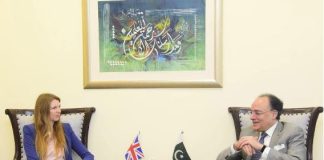 Aurangzeb meets British envoy, discusses economic reforms Aurangzeb meets British envoy, discusses economic reforms