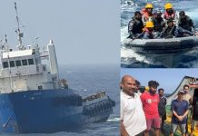 Pakistan Navy rescues Indian, Indonesian crew stranded at sea Pakistan Navy rescues Indian, Indonesian crew stranded at sea