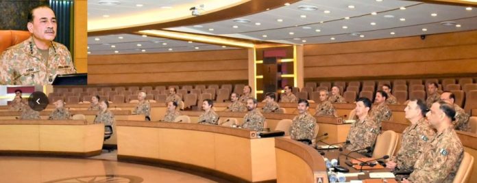 COAS chairs 275th Corps Commanders’ Conference at GHQ