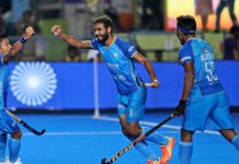 Indian lift U-18 Asian Cup Hockey trophy Indian lift U-18 Asian Cup Hockey trophy
