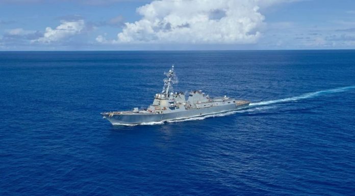 Iran says it fired warning missiles, drones at US warships in Gulf of Oman