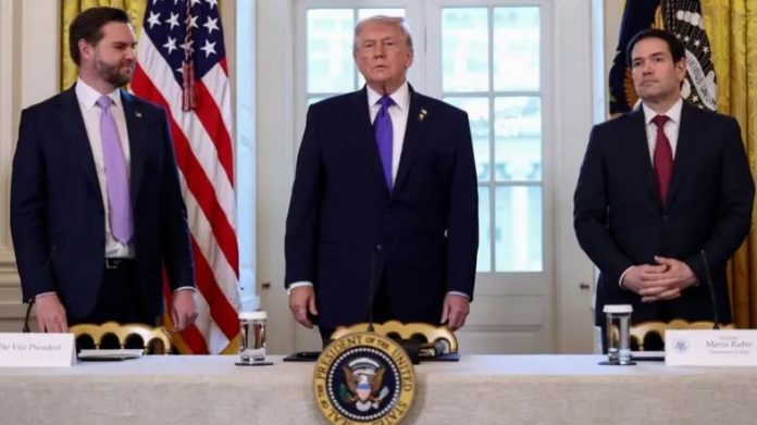 Trump says Vance and Rubio teaming up for 2028 run would be unbeatable