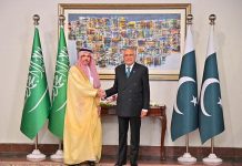 Dar speaks with Saudi FM; offers condolences over helicopter crash, reviews regional peace Dar speaks with Saudi FM; offers condolences over helicopter crash, reviews regional peace