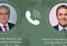 Ishaq Dar, Swiss FM express hope for US-Iran stability Ishaq Dar, Swiss FM express hope for US-Iran stability