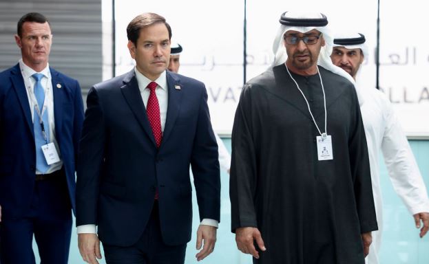 25 Rubio arrives in UAE, says US won’t accept tolls in Strait of Hormuz